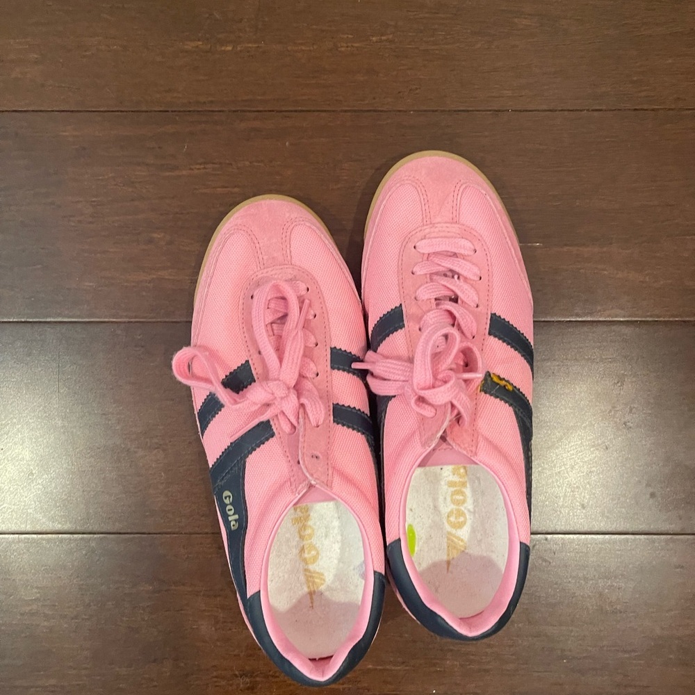 nwot nwob gola tornado Women's Pink/navy blue Sneakers 7 - Picture 5 of 12